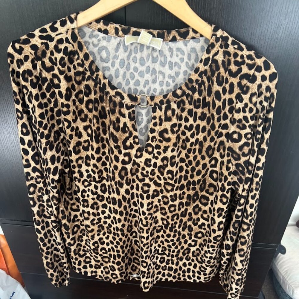 Michael Kors Animal Print Top